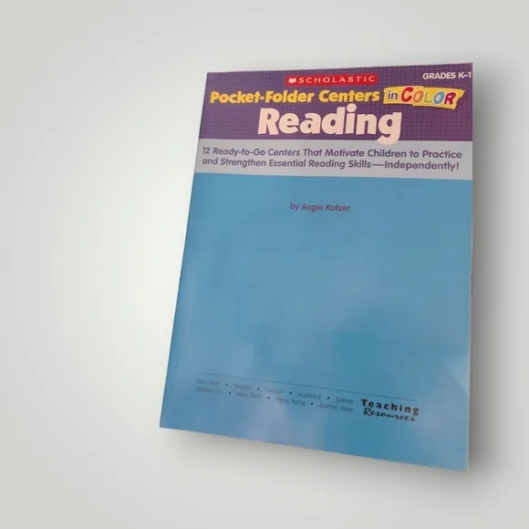 Scholastic pocket-folder centers in color reading home school - Picture 8 of 13